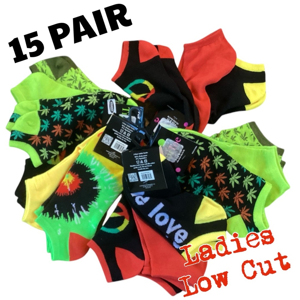🌸15 Pair Socks Low Cut Ladies